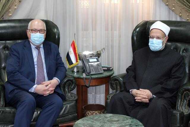 مفتي الجمهورية يستقبل المستشار الديني للخارجية الفرنسية