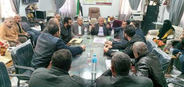 اجتماع لمناقشة معدلات إنجاز الأعمال في المناطق العشوائية بالسنبلاوين