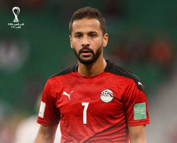 أحمد رفعت يحرز الهدف الثاني للمنتخب المصرى فى مرمى الأردن