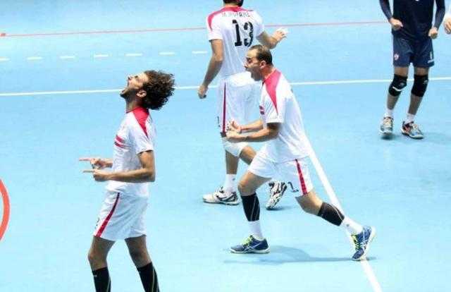 طائرة الزمالك يهزم الشمس 3-0