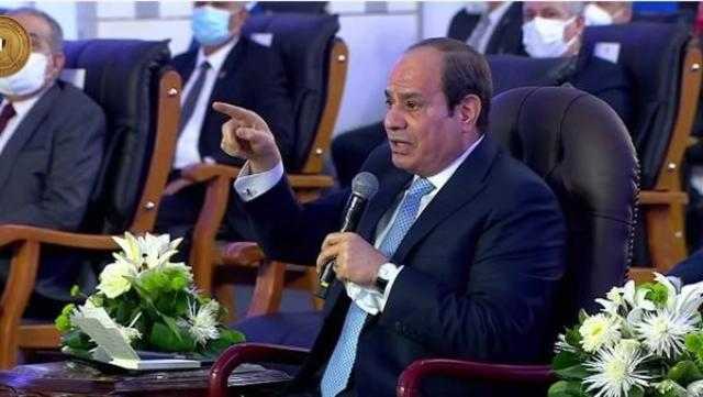 بث مباشر.. افتتاح الرئيس السيسي عددًا من المشروعات في الصعيد