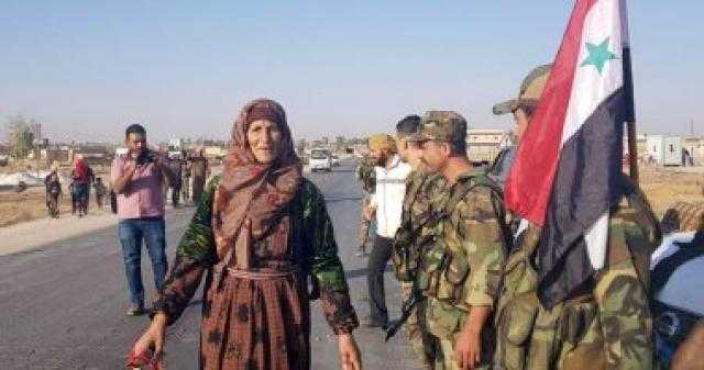 ”سانا”: حاجز للجيش السورى يعترض 5 آليات للجيش الأمريكى بريف الحسكة