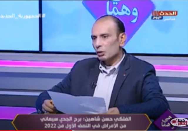 خبير الفلك: مصر تشهد ازدهارا كبيرا خلال عام 2022.. فيديو