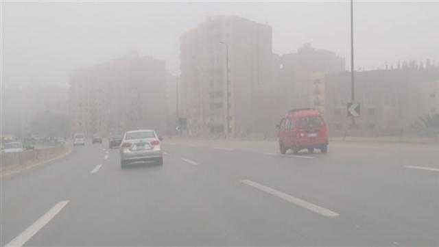 انخفاض الروية لـ1000 متر على الطرق نتيجة الشبورة