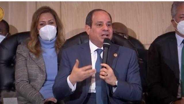 الرئيس السيسي: 100 مليون مصري كانوا معرضين للخراب والدمار