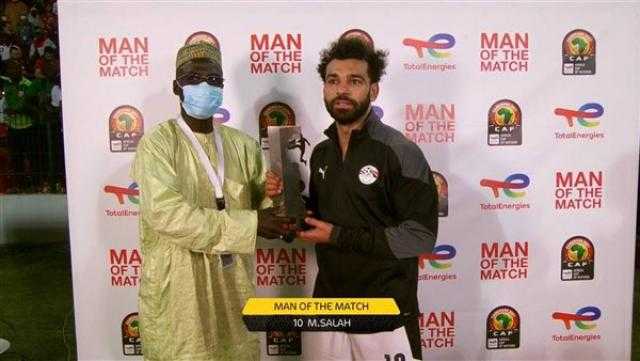 محمد صلاح رجل مباراة مصر وغينيا بيساو بكأس أمم إفريقيا