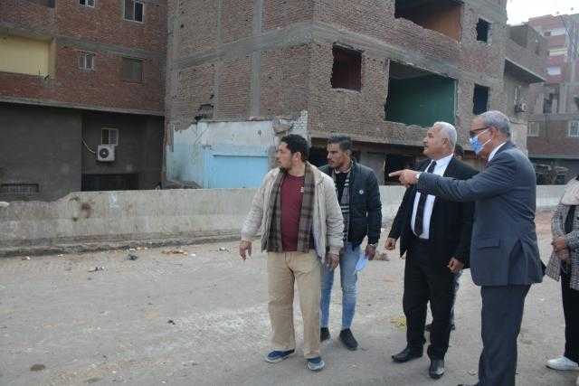 محافظ القليوبية يتابع إزالة تراكمات القمامة بمحيط محطة معالجة الجبل الأصفر