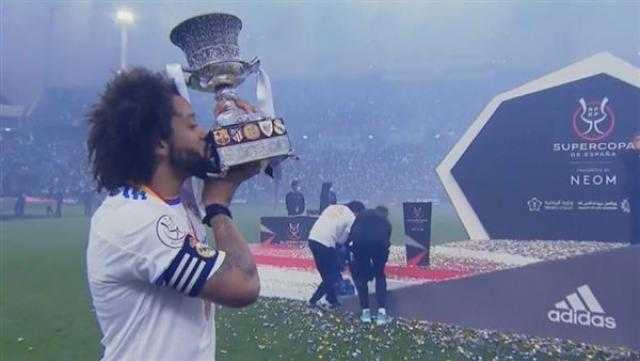 مارسيلو يدخل تاريخ ريال مدريد بعد التتويج بلقب كأس السوبر الإسبانير