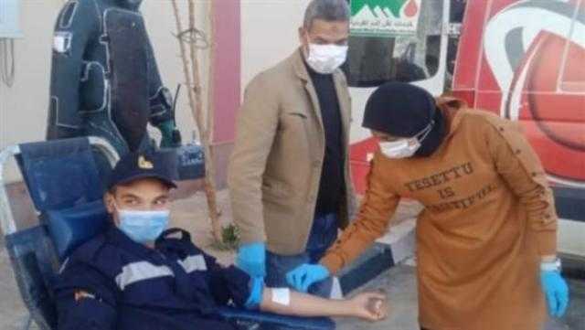 حملة للتبرع بالدم في مديريتي أمن الوادي الجديد وجنوب سيناء