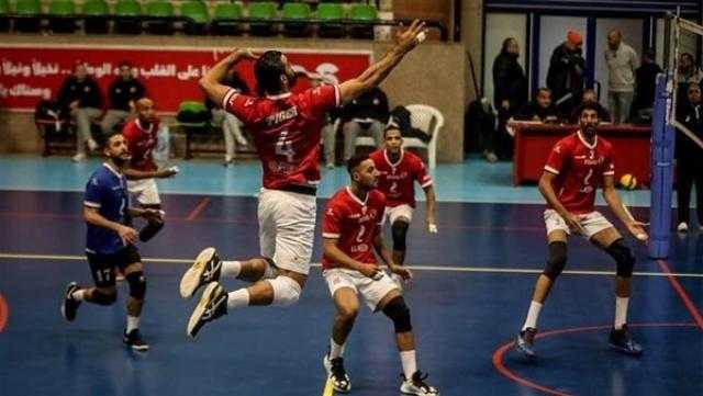 «رجال طائرة الأهلي» يواجه جزيرة الورد في كأس مصر