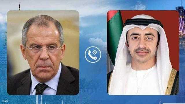 عبدالله بن زايد يثمن موقف روسيا الداعم للإمارات حول الهجوم الإرهابي الحوثي