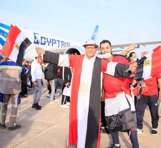 مصر للطيران تسير رحلتها الخاصة الرابعة إلى الكاميرون لنقل مشجعي المنتخب الوطني
