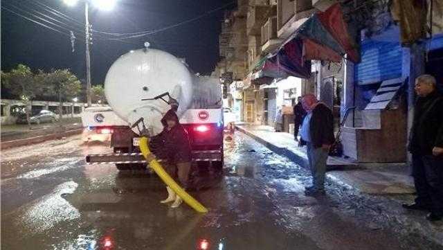 مطروح تنفي وجود تراكمات لمياه الأمطار في الشوارع