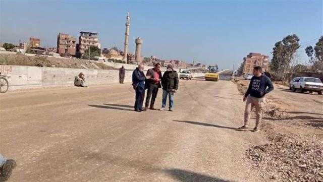 القليوبية.. استمرار أعمال توسعة الطريق الحر بنها المنصورة بمنطقة البر الشرقي