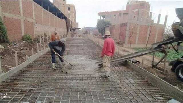 تواصل أعمال تغطية ترعة الباسوسية في القليوبية