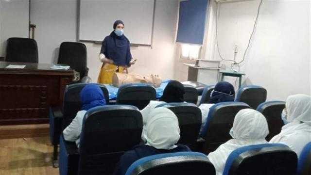 تدريب لإشراف و تمريض الأقسام العلاجية ببنها الجامعي