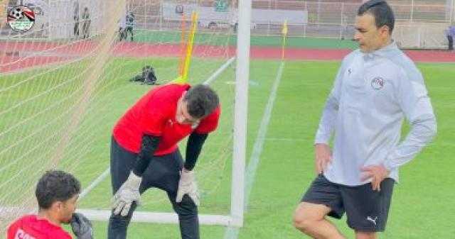 تدريبات فنية وتحفيزية من الحضري للثنائى صبحى و جاد قبل مواجهة الكاميرون