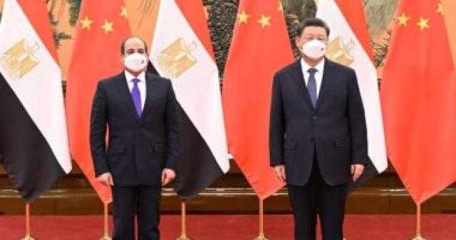 شينخوا تبرز لقاء الرئيسين شى جين بينج والسيسى: اتفقا على تعزيز التعاون