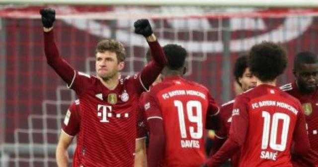 بايرن ميونخ يتقدم على لايبزيج 2-1 فى الشوط الأول بالدورى الألمانى
