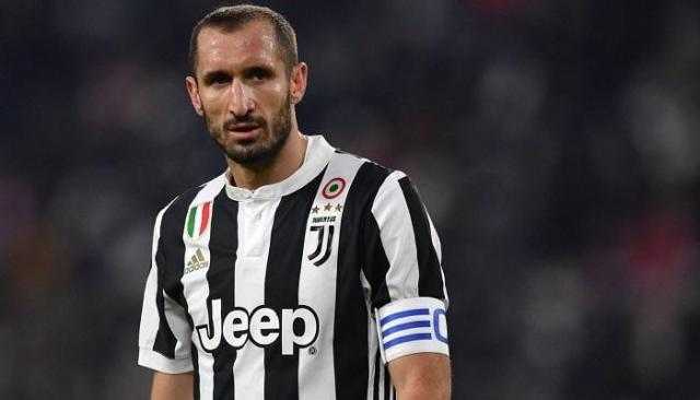 يوفنتوس يفقد جهود كيليني في ذهاب دور الـ 16 بدوري أبطال أوروبا