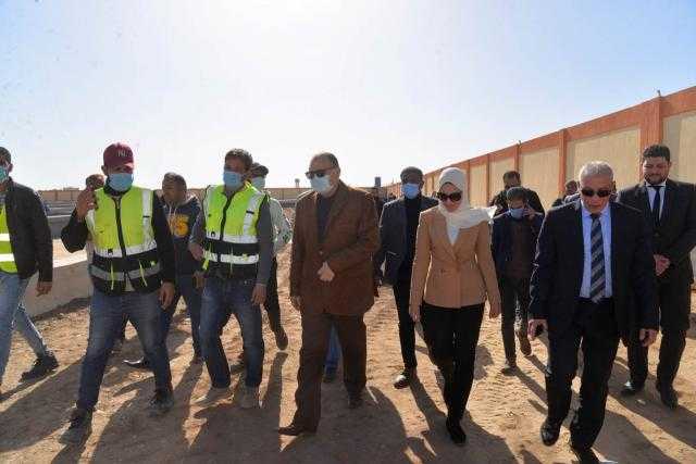 محافظ أسيوط ورئيس تنمية الصعيد يتفقدان توسعات محطة معالجة الصرف الصحي بالحبايشة