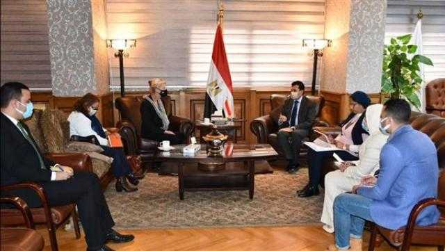 وزير الشباب والرياضة يبحث تعزيز التعاون مع ممثلى صندوق الامم المتحدة للسكان واليونسيف
