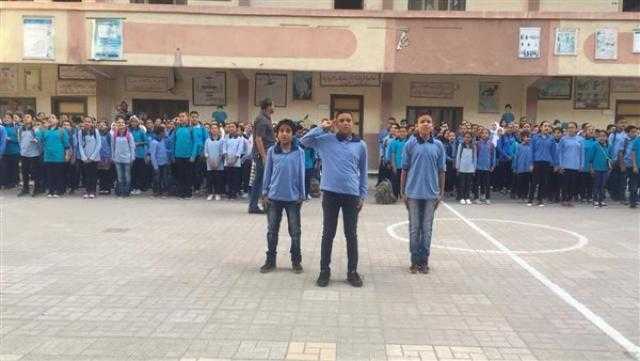 انتظام الدراسة في بداية الفصل الدراسي الثاني بجميع مدارس الإسكندرية