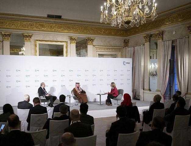 وزير الخارجية السعودي يشارك في جلسة نقاش حول الشرق الأوسط في مؤتمر ميونخ للأمن