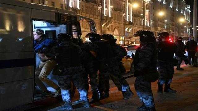 شرطة موسكو تعتقل 600 شخص احتجوا على الحرب في أوكرانيا