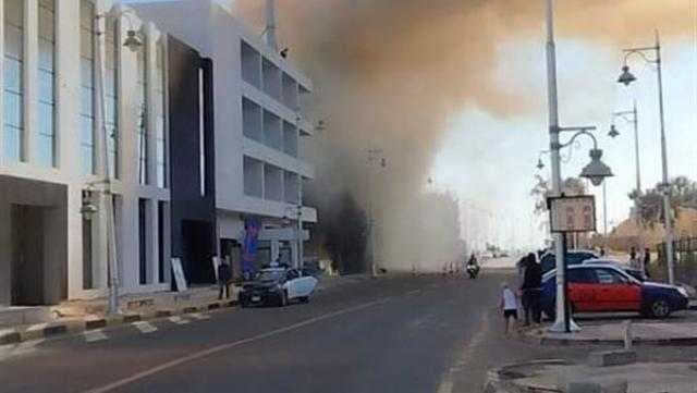 السيطرة على حريق داخل مستشفى دمياط العام