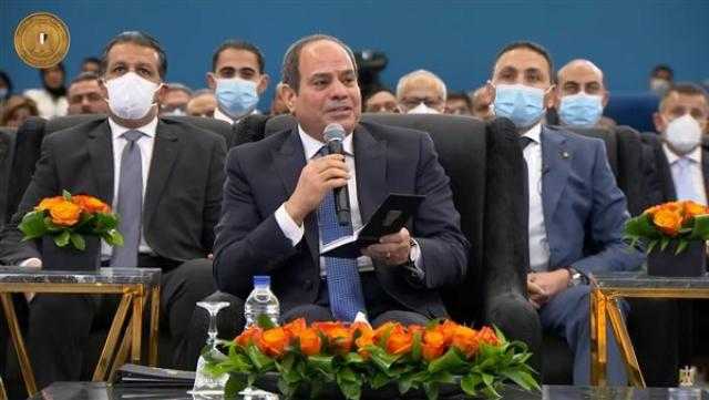 الرئيس السيسي: حريصون على احترام حقوق الإنسان.. ويجب أن يعي المواطن حجم التحديات