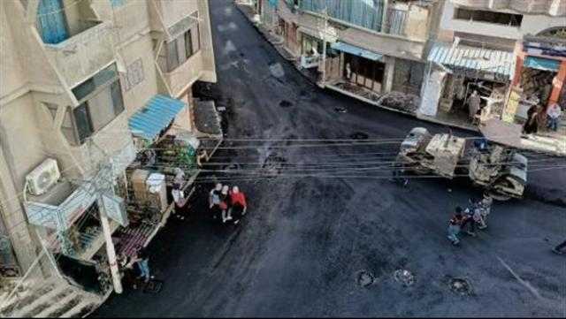 الجيزة: تنفيذ أعمال رصف وتطوير وتوسعة لطرق المعتمدية والعدوي سليم والتحرير