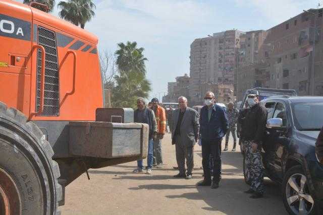 محافظ القليوبية يواصل الحملة المكبرة لإزالة التعديات على طريق مصر اسكندرية الزراعي بنطاق مدينة طوخ