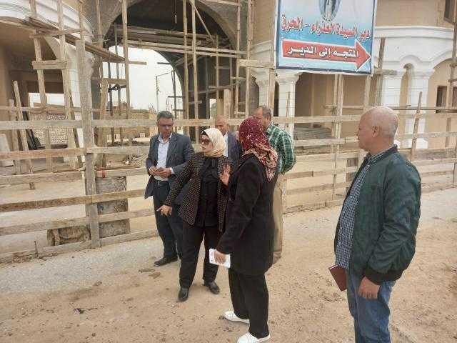محافظ أسيوط يؤكد استمرار أعمال التطوير .. والسكرتير المساعد تتفقد مسار رحلة العائلة المقدسة بالدير المحرق