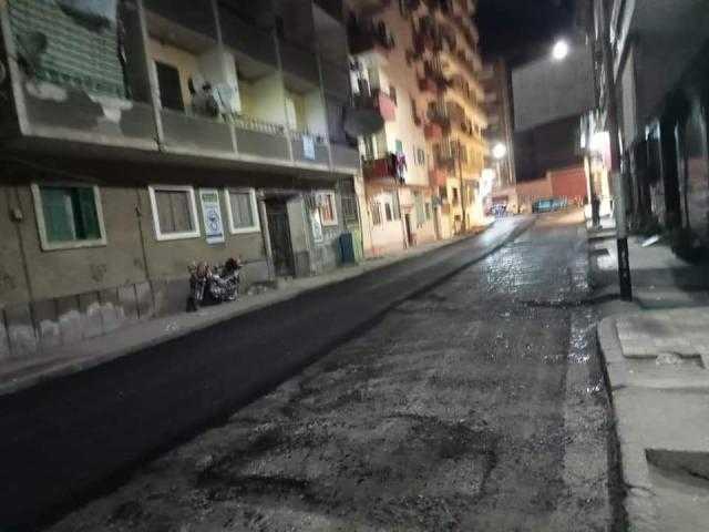 محافظ أسيوط يعلن رصف شوارع بحي شرق ضمن خطة المحافظة لتحسين ورفع كفاءة الطرق