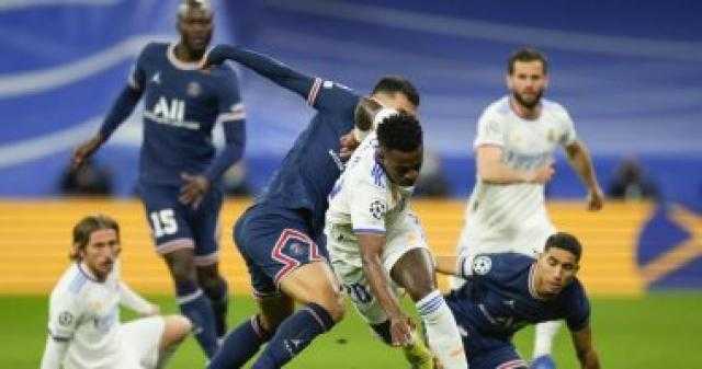 دوري أبطال أوروبا.. باريس سان جيرمان يحسم الشوط الأول ضد الريال 1-0 ”فيديو”