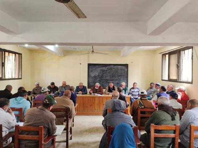 تنظيم ندوة استعدادا لموسم زراعات الصيفي ومتابعة الشتوى في كفر الشيخ