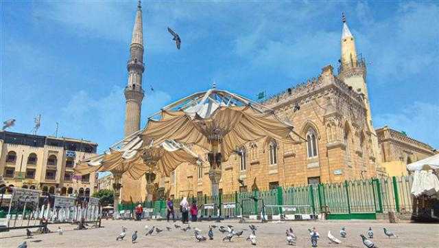 غلق مسجد الإمام الحسين لحين انتهاء أعمال الصيانة والترميم