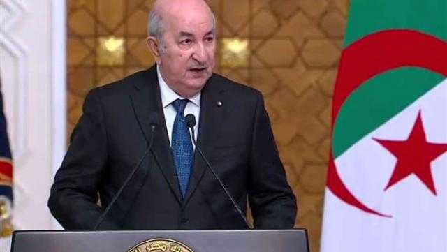 الرئيس الجزائري يترأس اليوم اجتماعًا للحكومة لمناقشة ملفات الزراعة والتجارة والاستثمار
