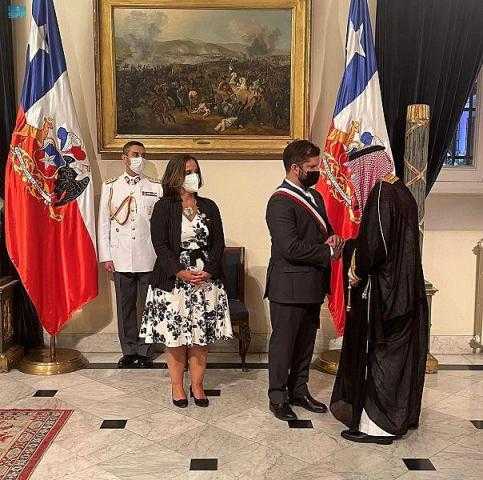 نيابة عن خادم الحرمين الشريفين .. نائب وزير الخارجية السعودي يشارك في مراسم تنصيب رئيس جمهورية تشيلي
