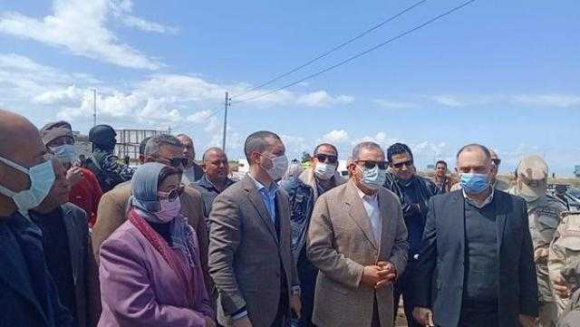 بتكلفة 155 مليون جنيه.. محافظ كفر الشيخ يتفقد مشروعات حياة كريمة في مطوبس