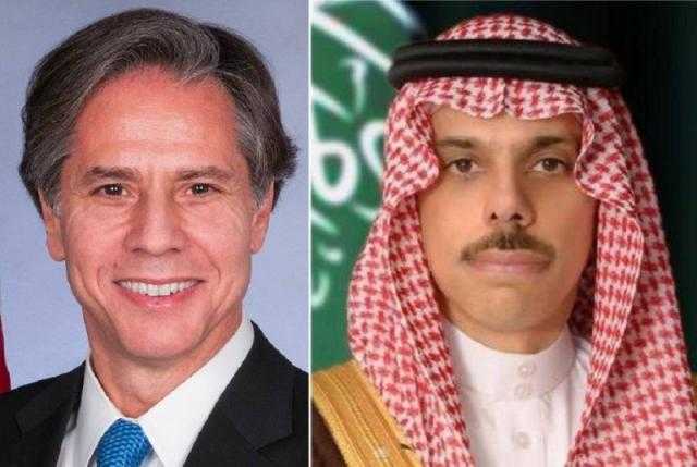 وزيرا خارجية السعودية وأمريكا يبحثان هاتفياً الأمن والاستقرار في الشرق الأوسط