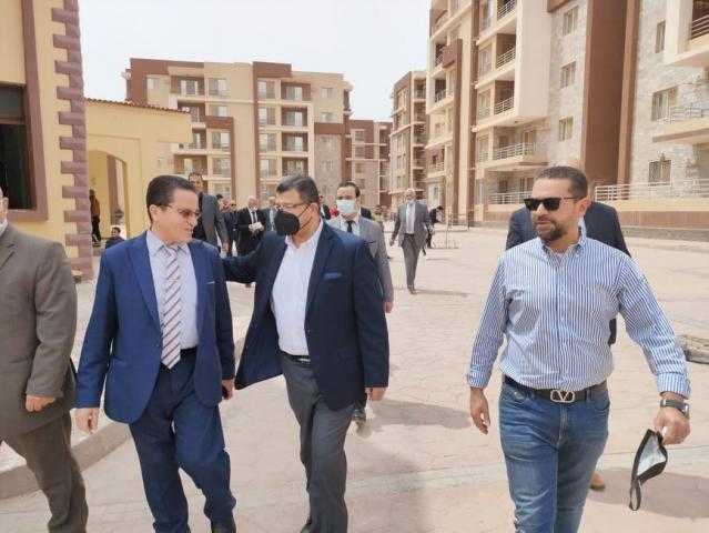 النائب محمد سليمان وقيادات مستقبل وطن يفتتحون مسجد جنة الفردوس بالشروق