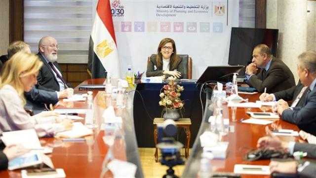 وزيرة التخطيط تلتقي نائب الرئيس التنفيذي للمفوضية الأوروبية لبحث تعميق التعاون