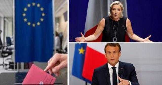 الفرنسيون يواصلون التصويت بانتخابات الرئاسة ومنافسة محتدمة بين ماكرون ولوبن