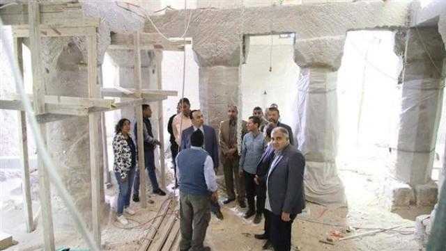 المنيا.. متابعة أعمال التطوير الشاملة لمسار العائلة المقدسة بجبل الطير.. صور