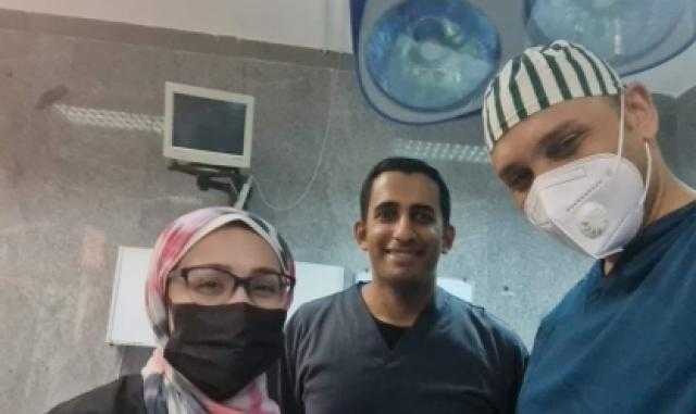 مستشفى بنها الجامعي ينقد حياة طفلا ابتلع ”حبة لب” واستقرت في صدره