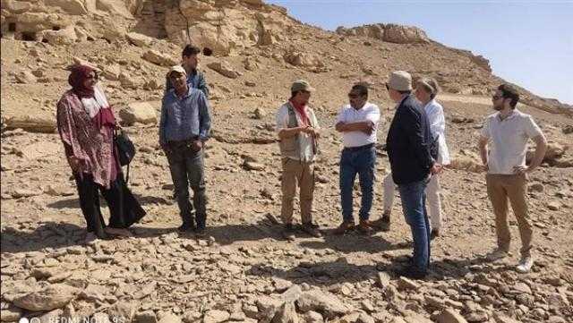 سفير بلجيكا يزور عددا من المواقع الأثرية في أسوان