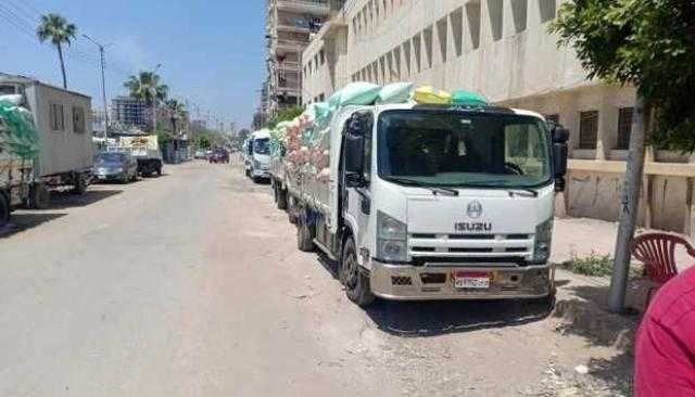 توريد 42565 طن قمح لصوامع وشون محافظة كفر الشيخ