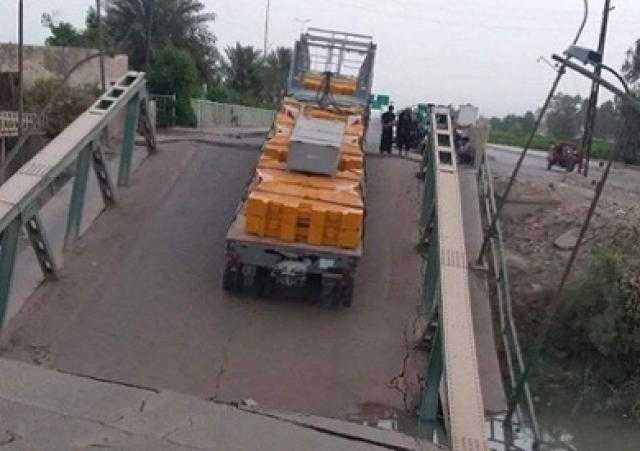 العراق: شاحنة محملة بحديد التسليح وراء انهيار جسر ميسان